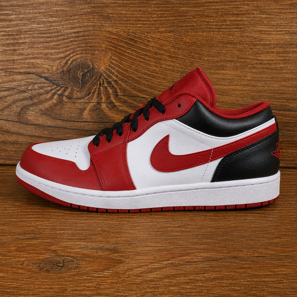 Jordan 1 Low Red Black
