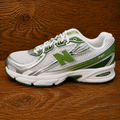 New Balance 740 White Alpine Green Silver