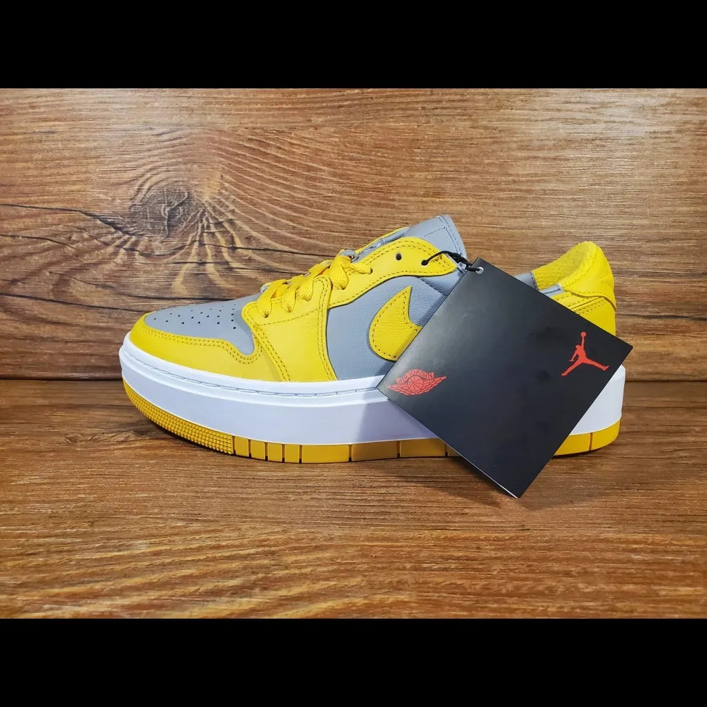 Jordan 1 WMNS Elevate Low 'Cement Grey Varsity Maize' DH7004-017