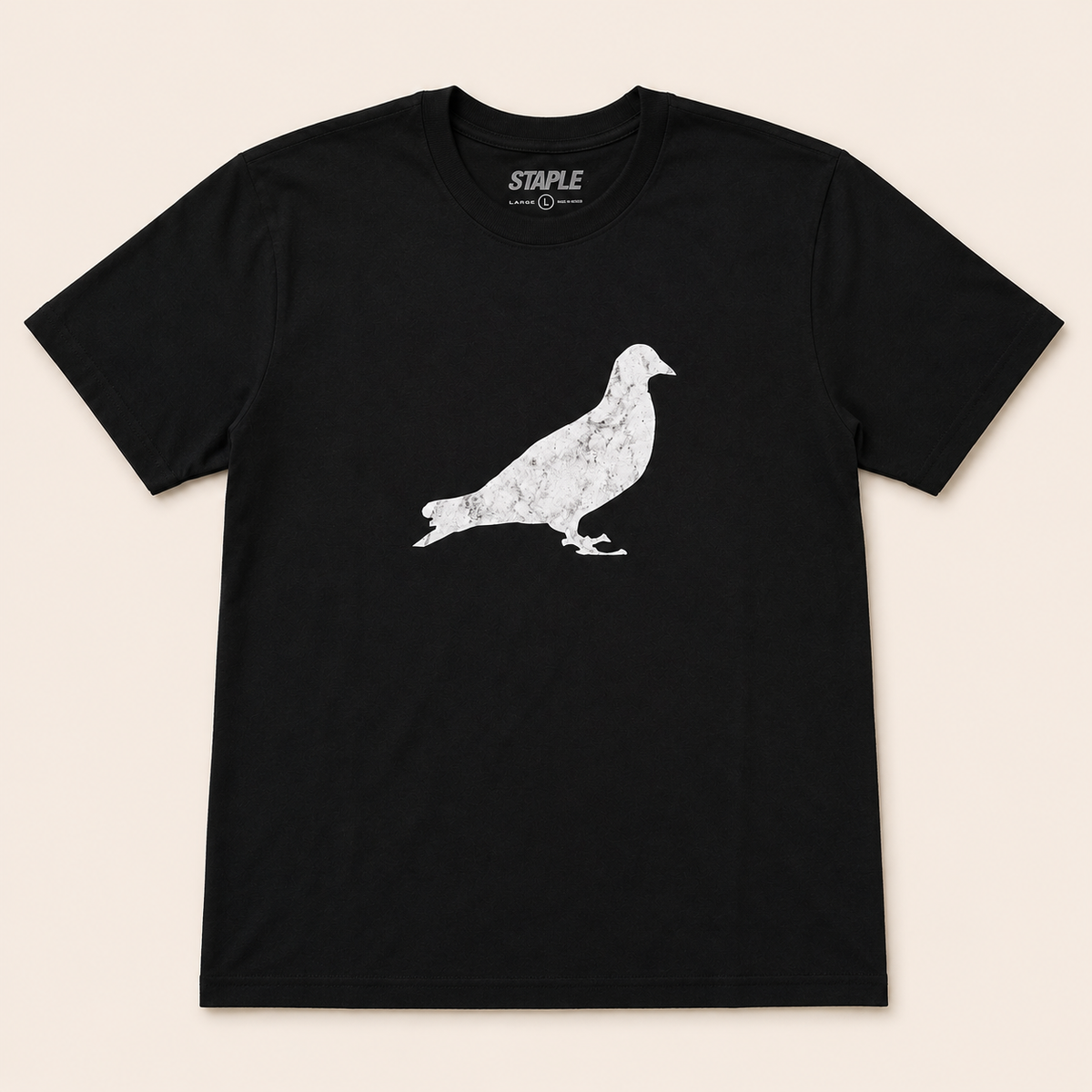 Staple Marble Pigeon Tee Black