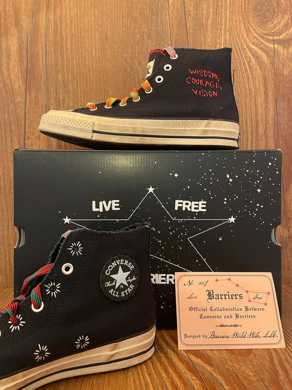 Barriers x Converse Chuck 70 High "The North Star"