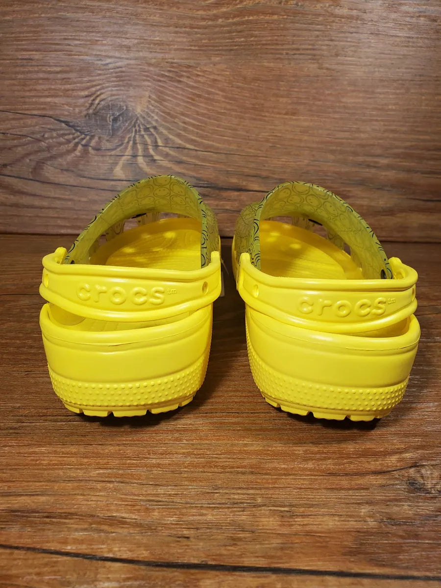 Crocs Classic Clog Translucent Smiley Face