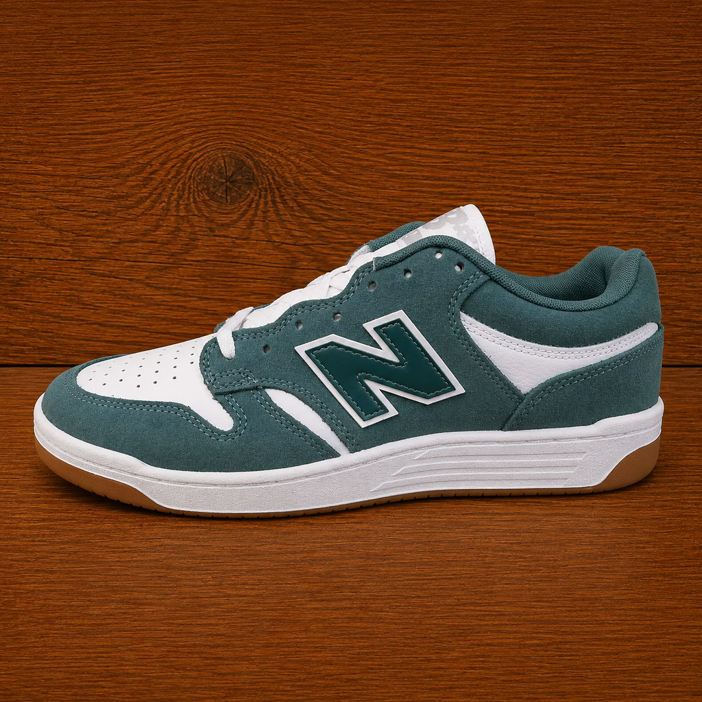 New Balance Numeric 480 Vintage Teal White