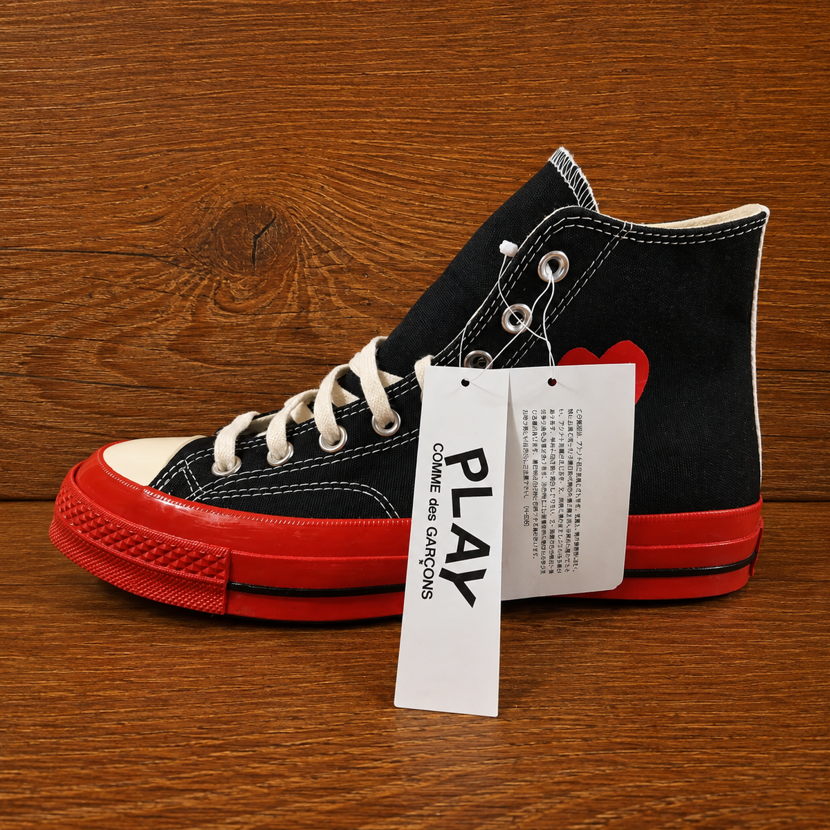 Comme des Garçons Play x Converse Chuck 70 High Black Red