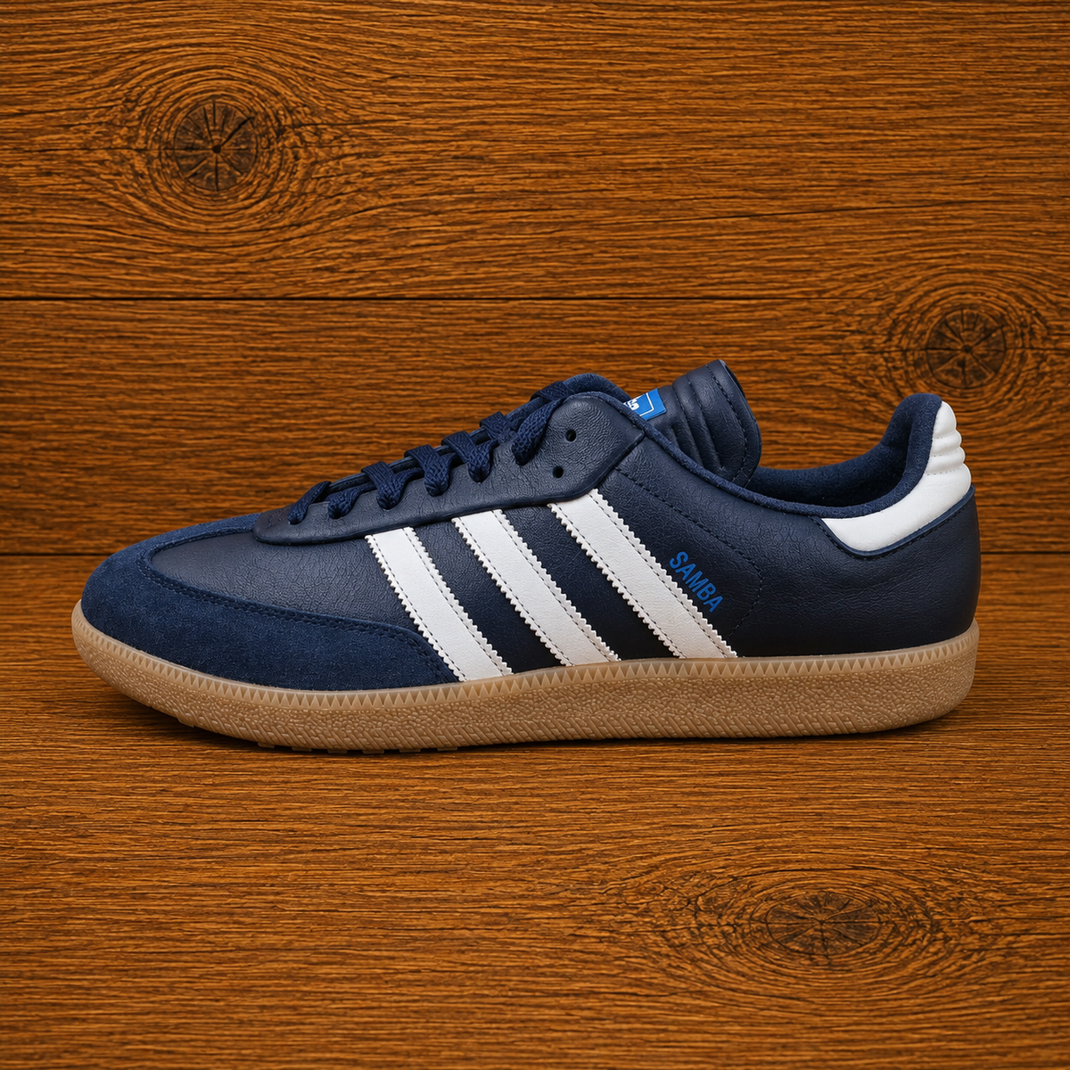 Adidas Samba Spikeless Golf Night Indigo Cloud White Blue Bird