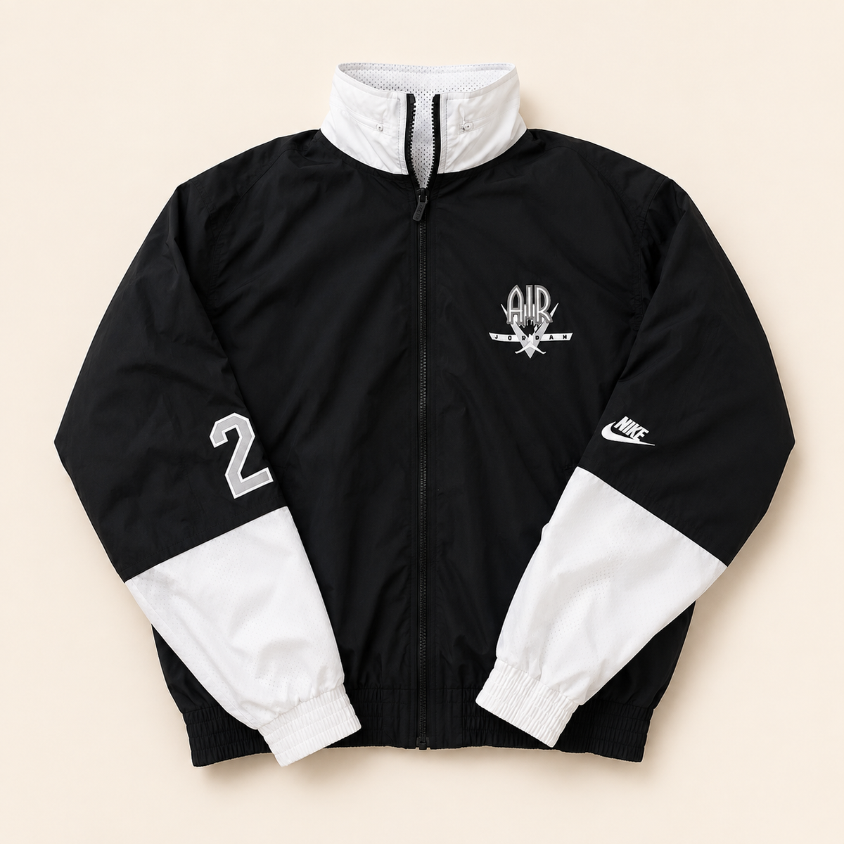 Jordan Legacy AJ9 Flight Nostalgia Jacket Black White