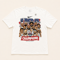 Nike USA Men's Basketball 2024 Olympic Gold Medal Team Caricature T-Shirt White