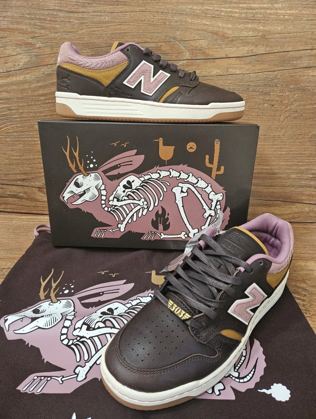 New Balance Numeric 480 x Jeremy Fish x 303 Boards NM480FXT