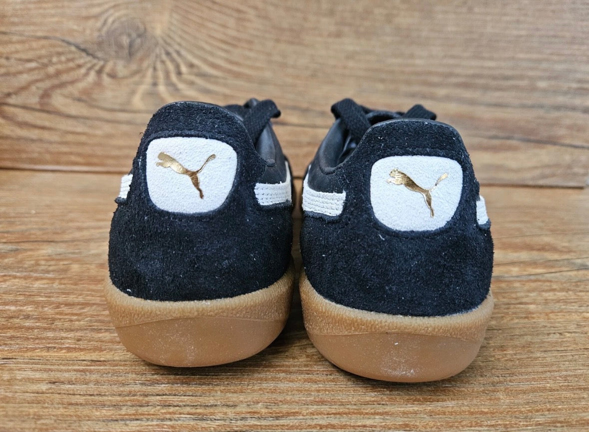 Puma Palermo Leather "Black Feather/Grey Gum" 396464-03