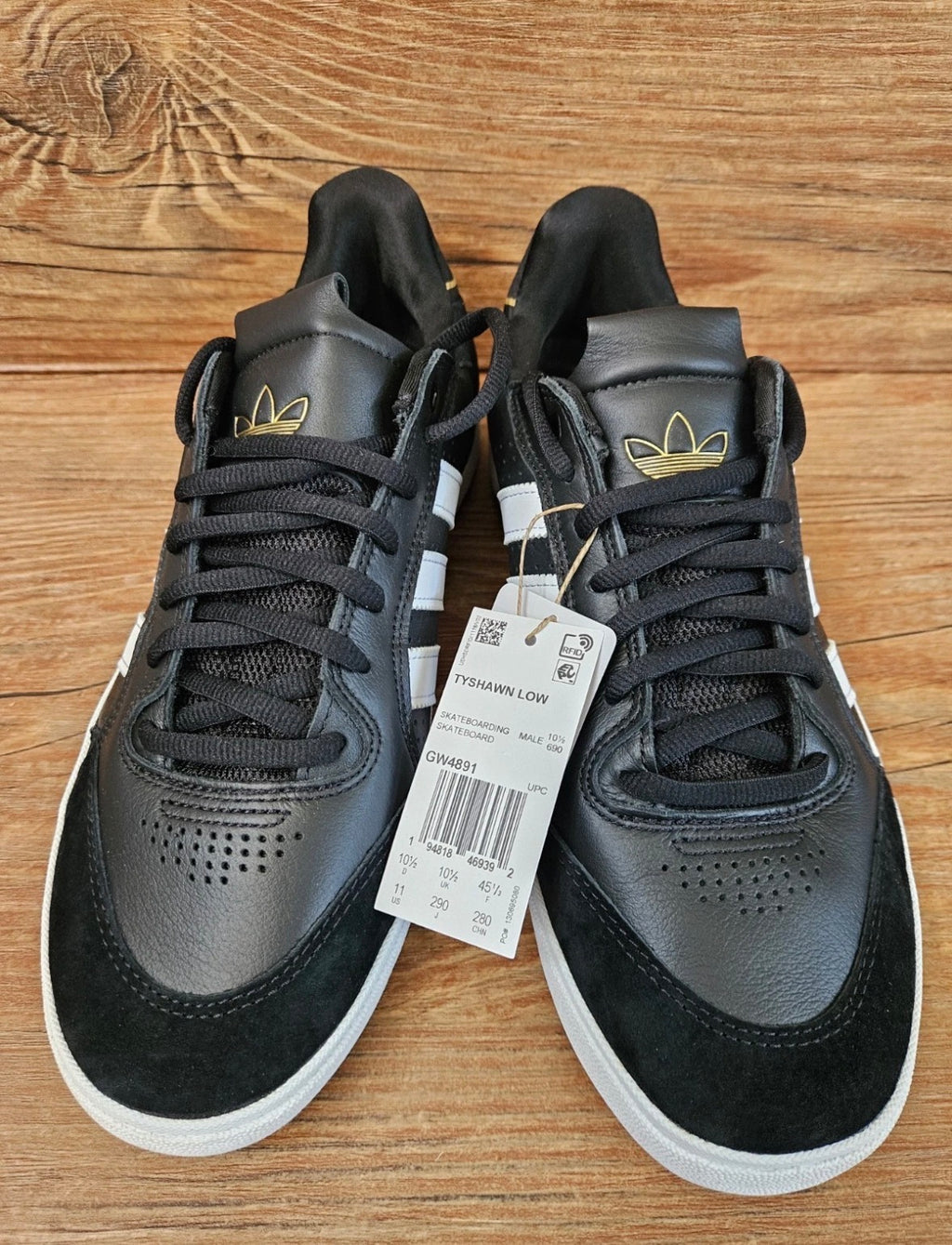 Adidas Tyshawn Low "Black/White" GW4891