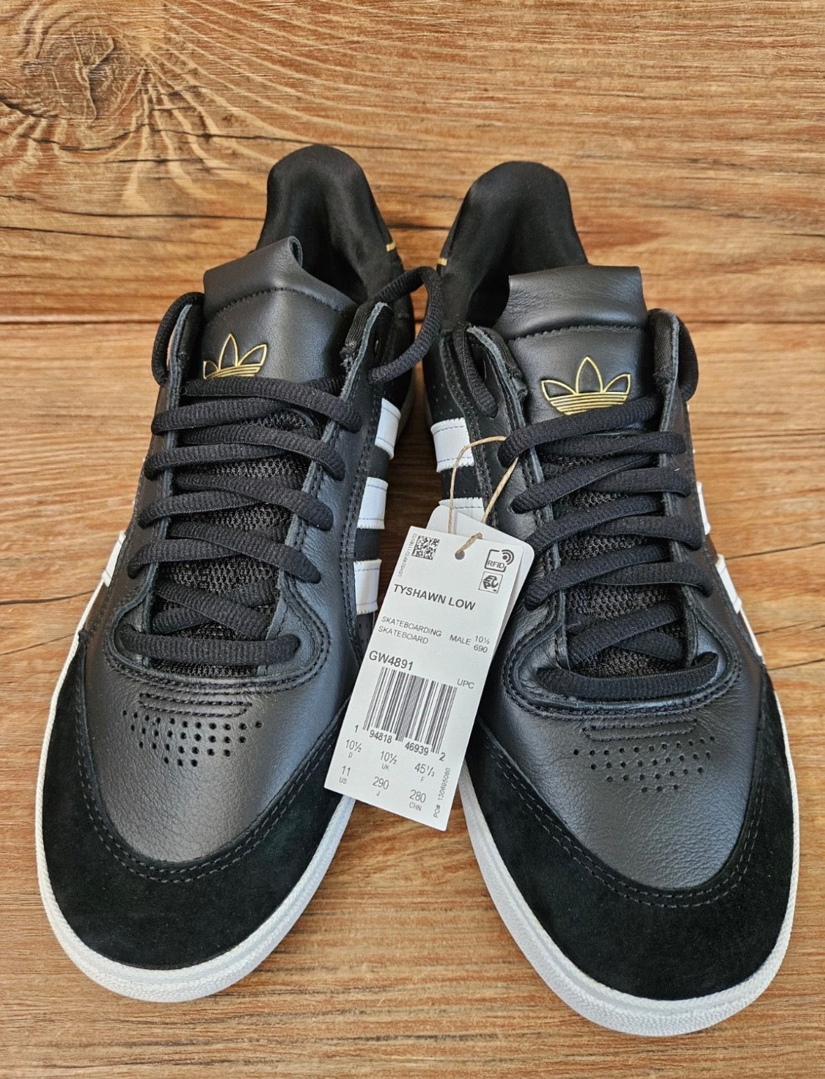 Adidas Tyshawn Low "Black/White" GW4891