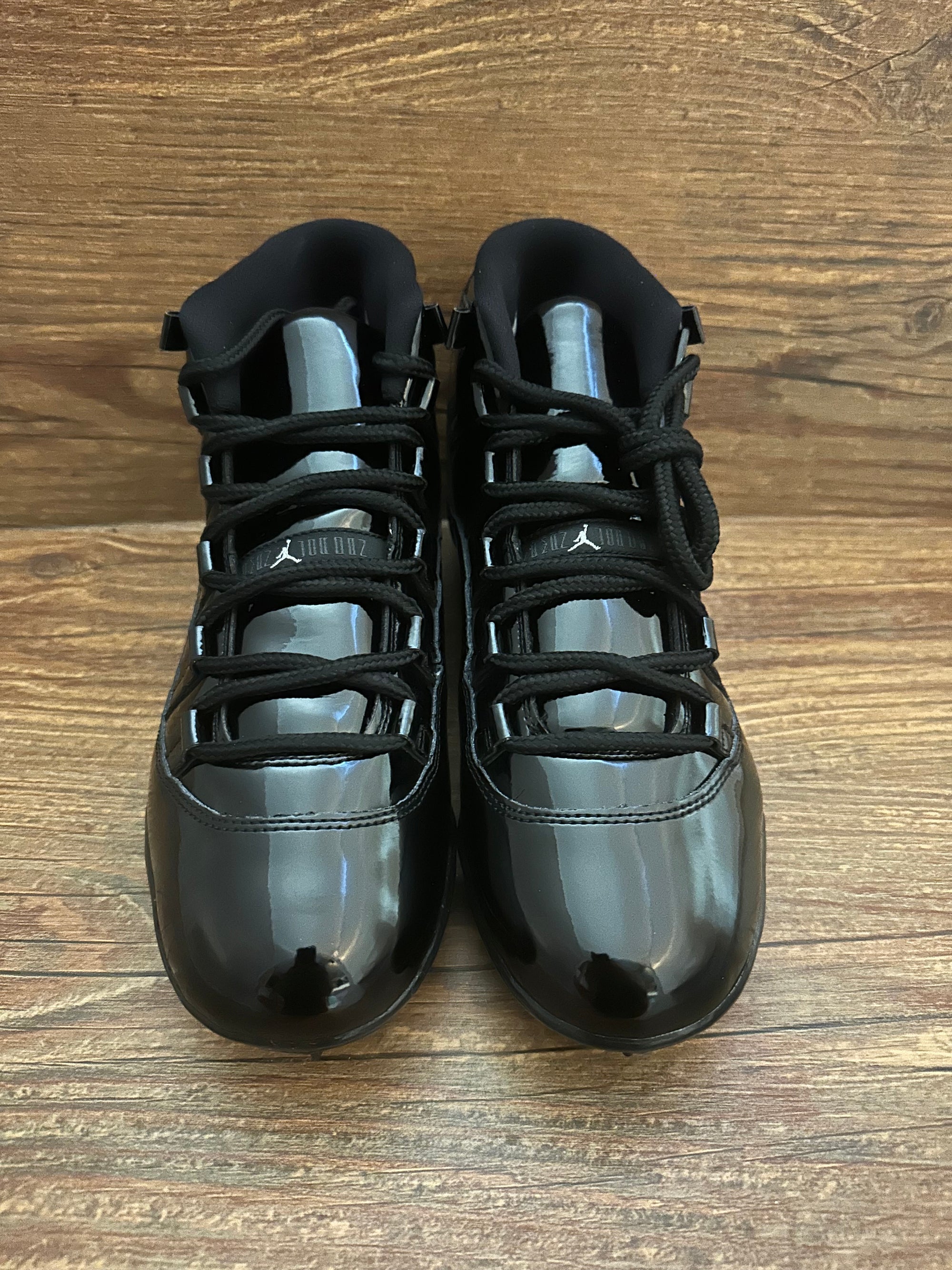 Jordan 11 Mid TD Football Cleat "Patent Black" HM7324-001
