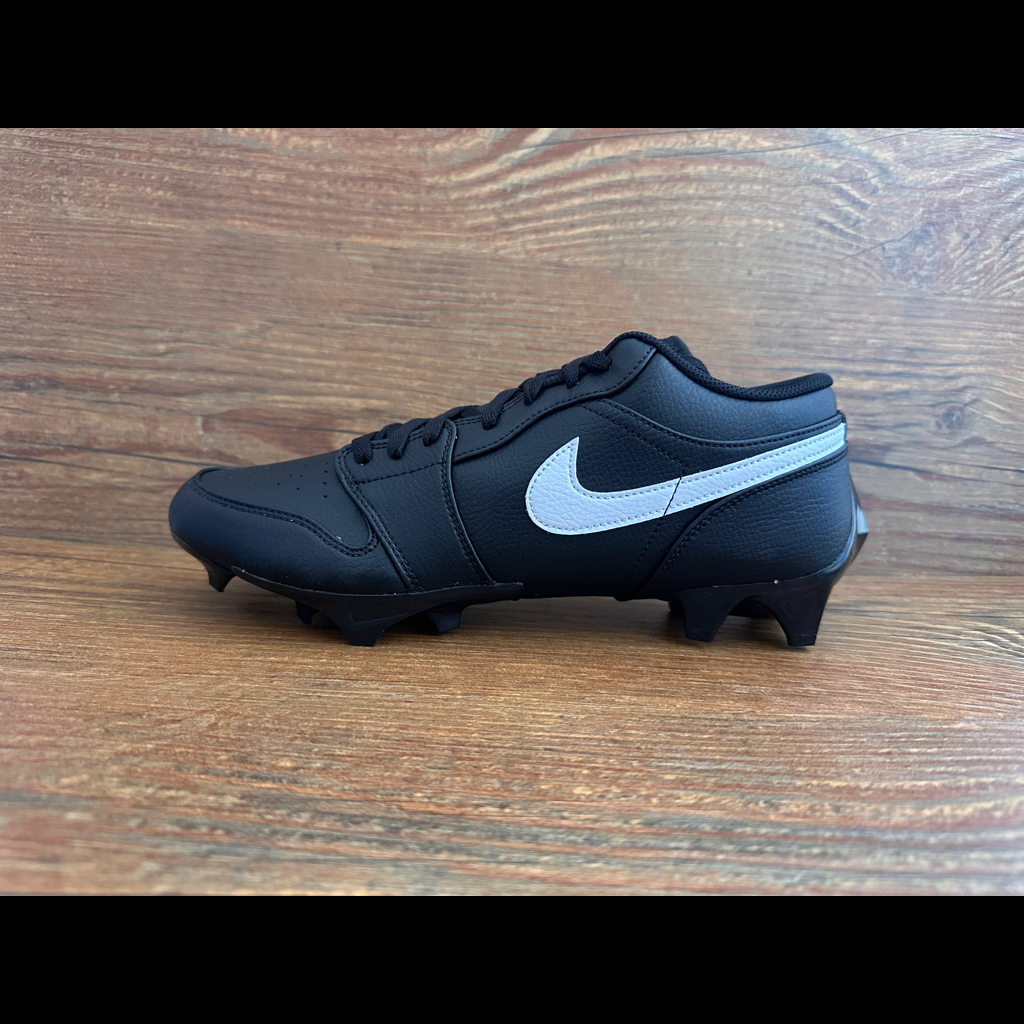 Jordan 1 Low TD Football Cleat "Black/White"